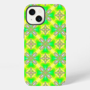 Artdeco Flowers in Retro Style iPhone 13 Case