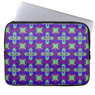 Artdeco Flowers in Retro Style Laptop Sleeve