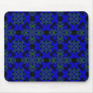 Artdeco Flowers in Retro Style Mouse Mat