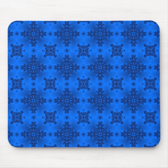 Artdeco Flowers in Retro Style Mouse Mat (Front)