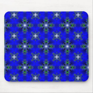 Artdeco Flowers in Retro Style Mouse Mat