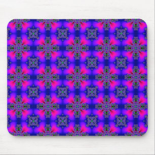 Artdeco Flowers in Retro Style Mouse Mat