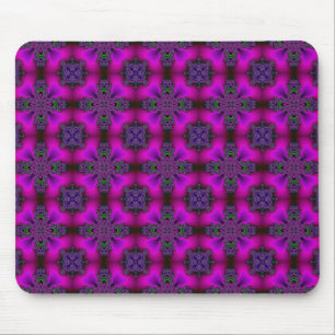 Artdeco Flowers in Retro Style Mouse Mat