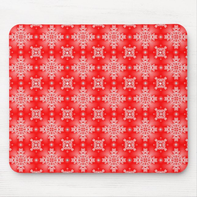Artdeco Flowers in Retro Style Mouse Mat (Front)