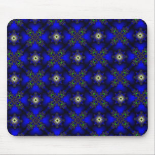 Artdeco Flowers in Retro Style Mouse Mat