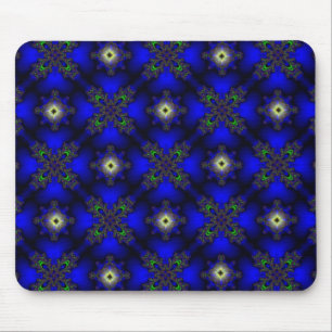 Artdeco Flowers in Retro Style Mouse Mat