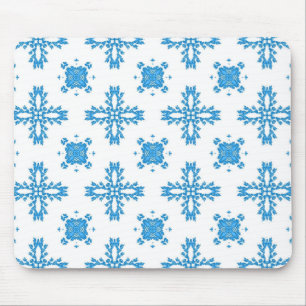 Artdeco Flowers in Retro Style Mouse Mat