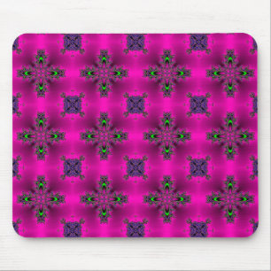 Artdeco Flowers in Retro Style Mouse Mat