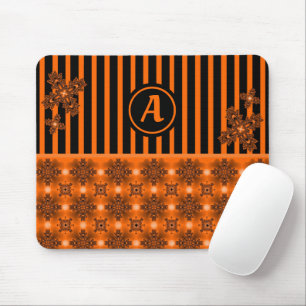 Artdeco Flowers in Retro Style Mouse Mat