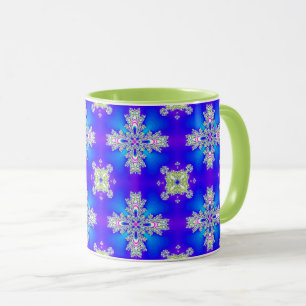 Artdeco Flowers in Retro Style Mug