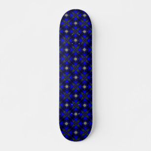 Artdeco Flowers in Retro Style Skateboard