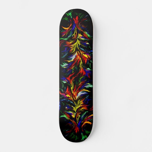 Artdeco in Regenbogen Style Skateboard (Front)
