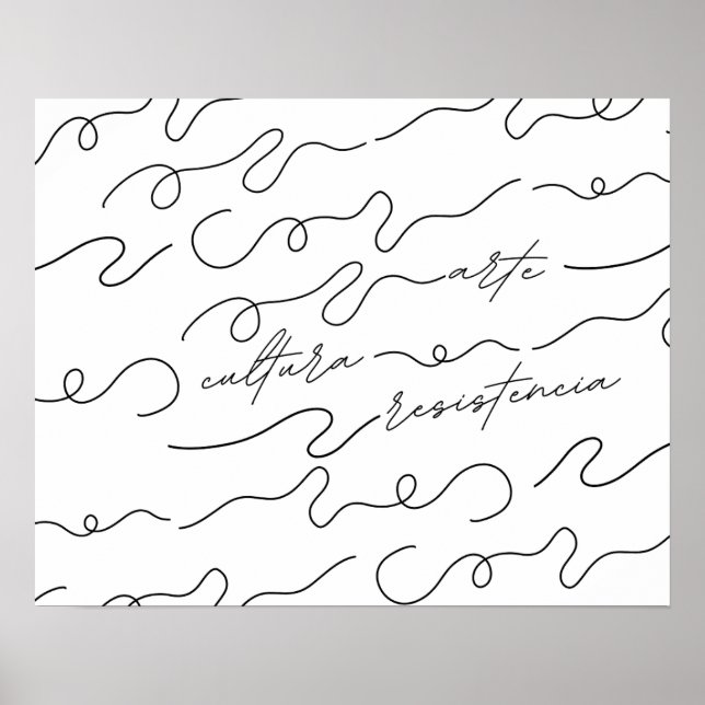 Arte, Cultura, Resistencia Poster (Front)