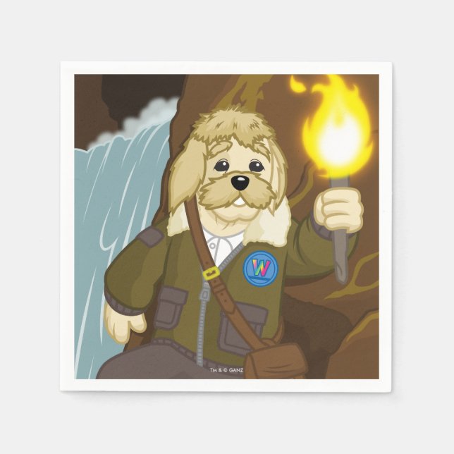 Arte Fact Goes Exploring Napkin (Front)