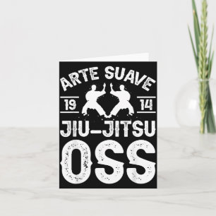 Arte Suave Jiu Jitsu Oss Brazilian Jew Jitsu Card