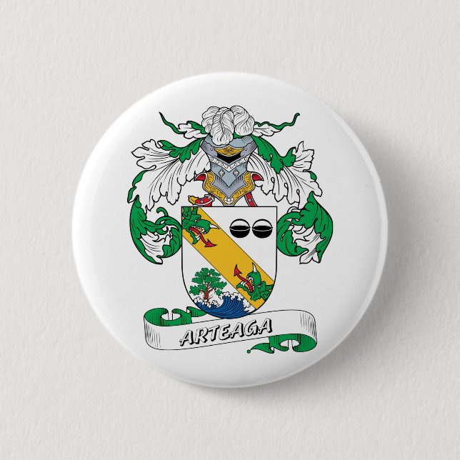 Arteaga Family Crest 6 Cm Round Badge (Front)