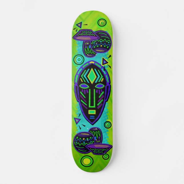 Artefact African Pop Art Skateboard (Front)