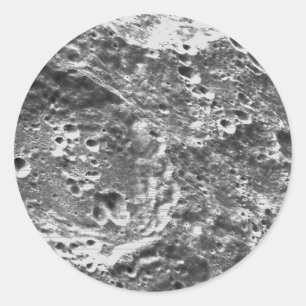Artemis 1 Moon Mission Lunar Image Classic Round Sticker