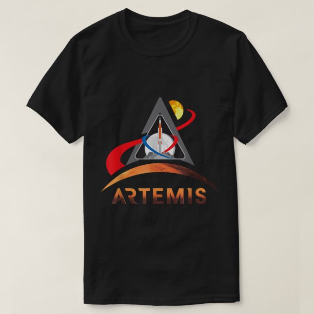 Artemis 1 NASA Moon to Mars  T-Shirt (Design Front)