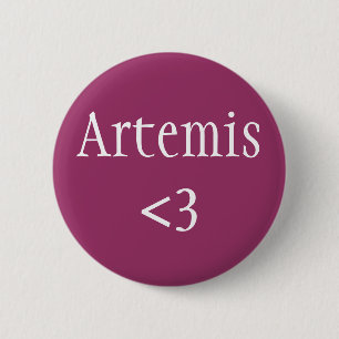 Artemis <3 Goddess of Hunting 6 Cm Round Badge