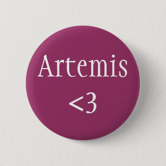 Artemis <3 Goddess of Hunting 6 Cm Round Badge