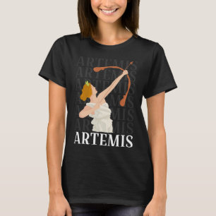 Artemis Goddess Of Hunting And The Moon Greek Myth T-Shirt