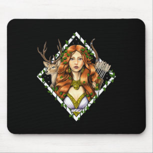 Artemis Greek Goddess Of Hunting Ancient Greece My Mouse Mat
