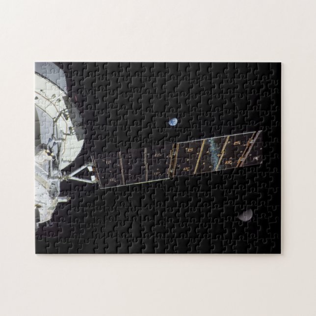  Artemis I Between Earth and Moon Jigsaw Puzzle (Horizontal)