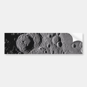 Artemis II Lunar Craters Bumper Sticker