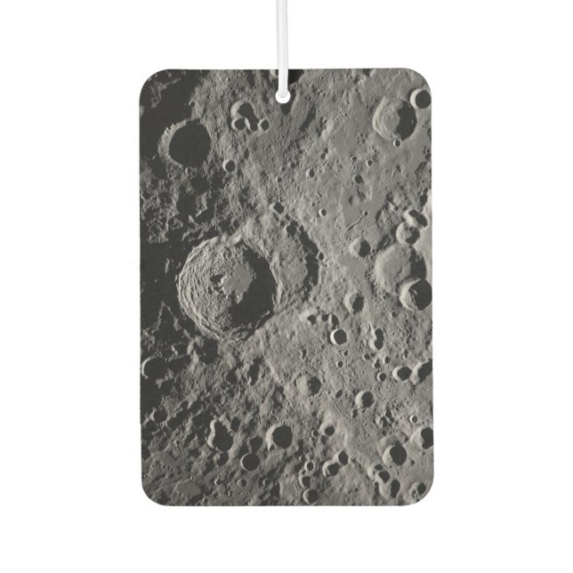 Artemis II Lunar Craters Car Air Freshener (Front)