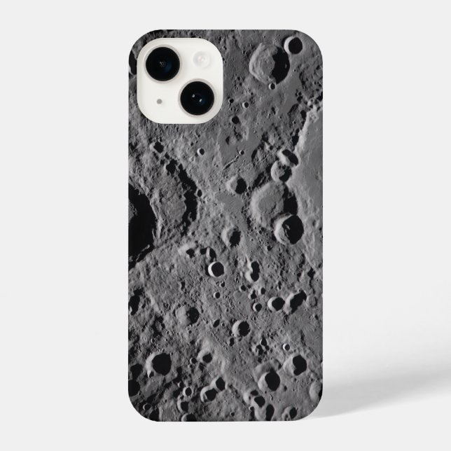 Artemis II Lunar Craters iPhone Case (Back)