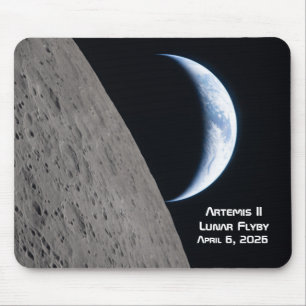 Artemis II Lunar Flyby Mouse Mat