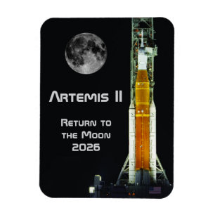Artemis II Moon Mission Magnet