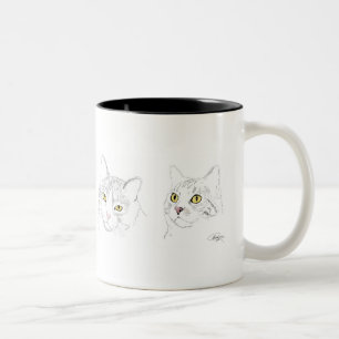 Artemis & Kramer Drawing Two-Tone Coffee Mug