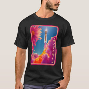 Artemis Launch SLS Item For Women Girls Moon Orbit T-Shirt