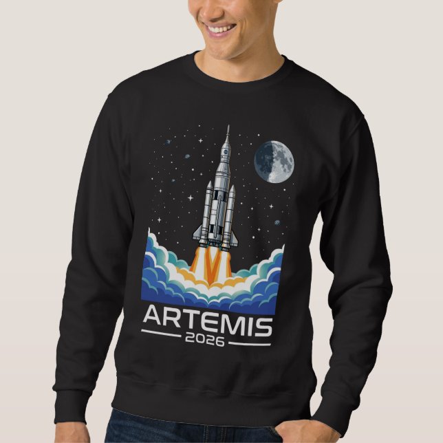 Artemis Launch to The Moon Sweatshirt (Front)