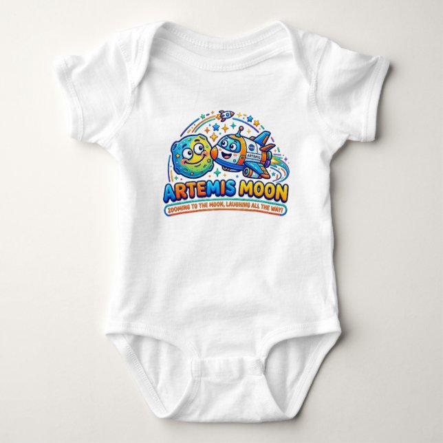 ARTEMIS MOON BABY BODYSUIT (Front)