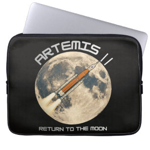Artemis moon mission laptop sleeve