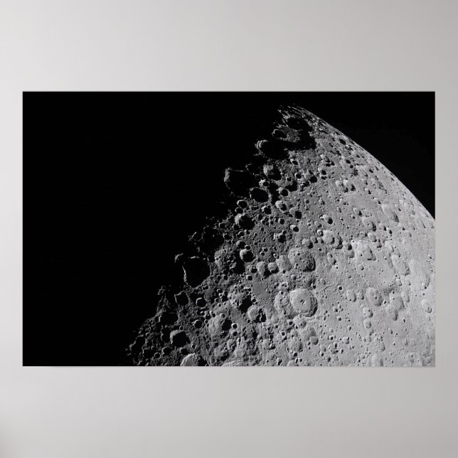 Artemis Moon Mission Lunar Surface Poster (Front)