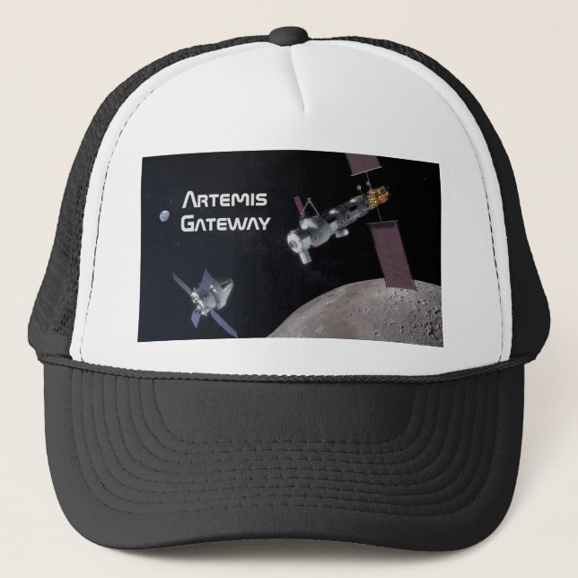 Artemis Orion SLS Moon Mission Trucker Hat (Front)