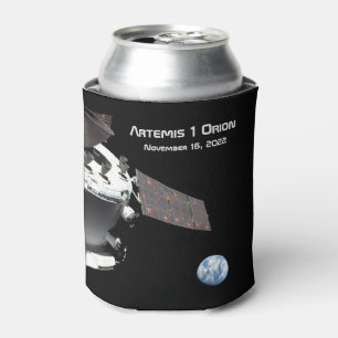 Artemis Orion Spacecraft Blue Marble Can Cooler