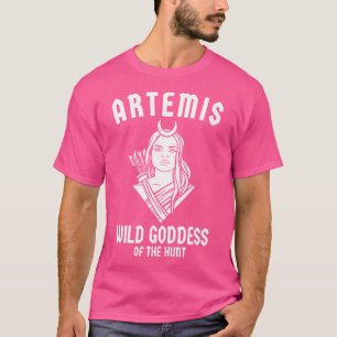 Artemis Wild Goddess Of Hunt Greek Mythology Ancie T-Shirt