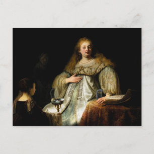 Artemisia by Rembrandt (1634) Postcard