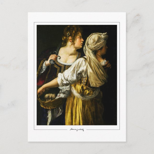 Artemisia Gentileschi #3 - Fine Art Postcard (Front)