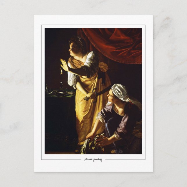 Artemisia Gentileschi #75 - Fine Art Postcard (Front)