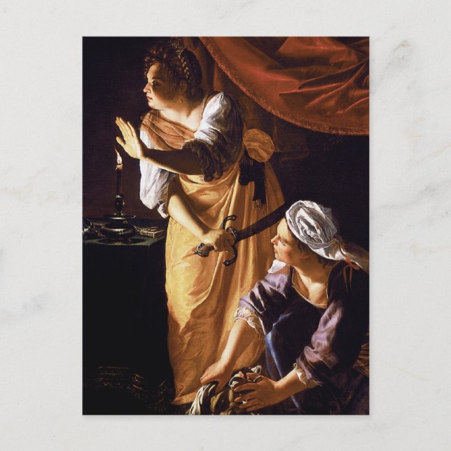 Artemisia Gentileschi Art Postcard (Front)