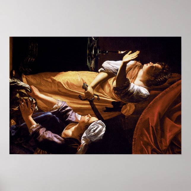Artemisia Gentileschi Art Poster (Front)