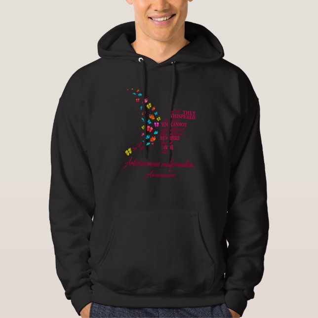 Arteriovenous Malformation Avm Warrior Im Fine Hoodie (Front)