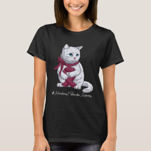 Arteriovenous Malformation Awareness Month Burgund T-Shirt