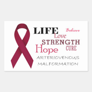 Arteriovenous Malformation Awareness Sticker